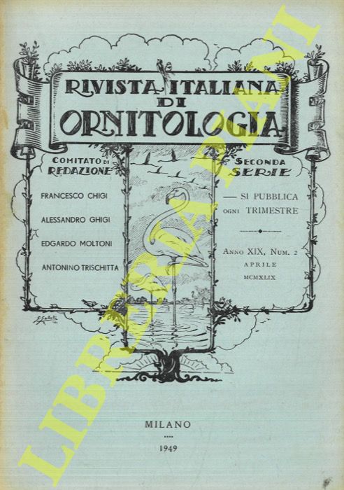 R.I.O. - (Toschi, Moltoni, Taibel) - Rivista Italiana di Ornitologia. Seconda Serie. 1949