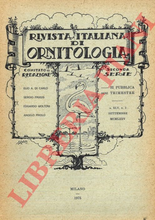 R.I.O. - (Allavena, Brichetti, Fantin, Selmi, Schiavone, Frugis) - Rivista Italiana di Ornitologia. Seconda Serie. 1975