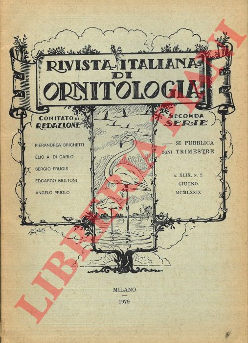 R.I.O. - (Guerra, Brichetti, Ortali, Schiavone) - Rivista Italiana di Ornitologia. Seconda Serie. 1979