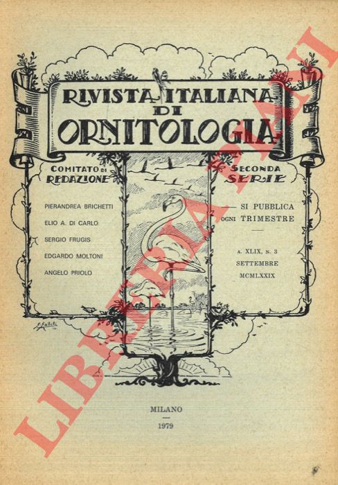 R.I.O. - (Moltoni, Orlando, Cambi) - Rivista Italiana di Ornitologia. Seconda Serie. 1979