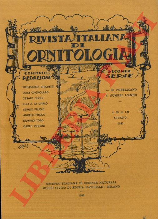 R.I.O. - AA. VV. - Rivista Italiana di Ornitologia. 1983. Seconda Serie. (Copertina beige)