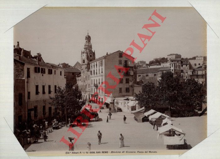 Ed. Alinari - - Sanremo. Piazza del Mercato.