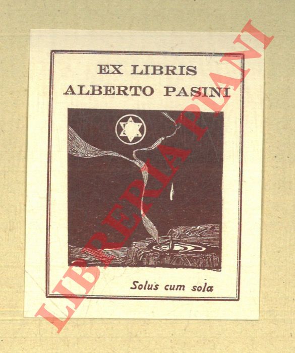 PASINI Alberto - - Un foglietto xilografico, non firmato, anni '30/'40, di cm. 7,0 x 6,0 circa.
