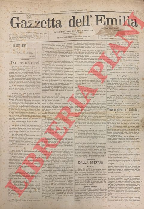 - - Gazzetta dell'Emilia. Monitore di Bologna. 1886.