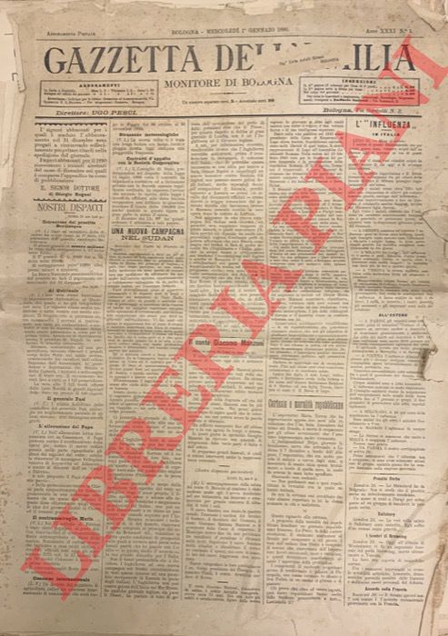 - - Gazzetta dell'Emilia. Monitore di Bologna. 1890.