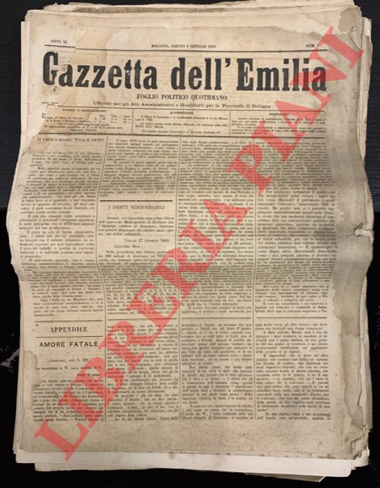 - - Gazzetta dell'Emilia. 1870.