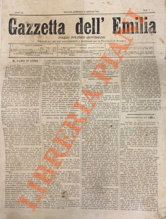 - - Gazzetta dell'Emilia. 1871.