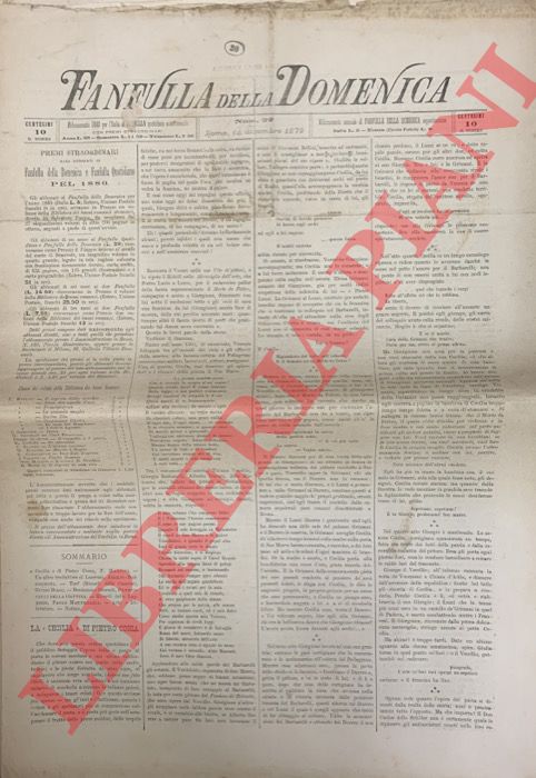 - - Fanfulla della Domenica. 1879.