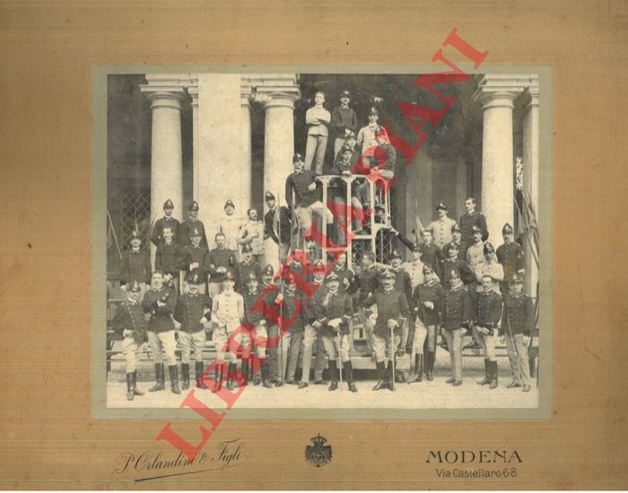 Orlandini. Modena - - Gruppo cadetti dell'Accademia Militare.