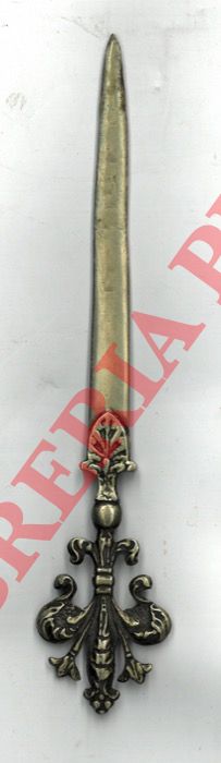 - - Tagliacarte, totalmente in metallo (ottone)