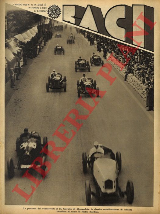 - - RACI. 1933. Settimanale ufficiale del Reale Automobile Club d'Italia.