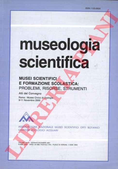 ANMS - - Museologia scientifica.