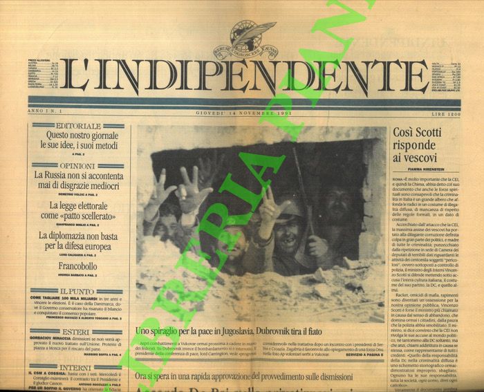 - - L'indipendente.