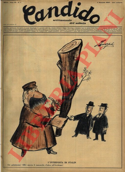 Guareschi - - Candido. Settimanale del sabato. 1953.