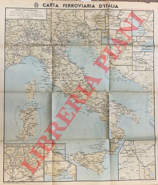 - - Carta Ferroviaria d'Italia.