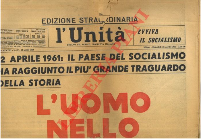 - - L'uomo nello spazio.