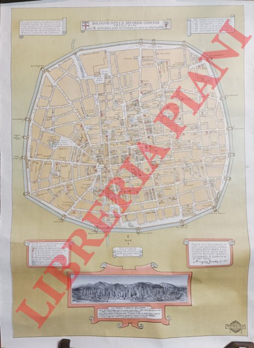 FINELLI Angelo - - Bologna nella seconda cerchia. Secoli X-XIII. Le 18 porte della quale servirono per chiudere la Citt fino al 1256.