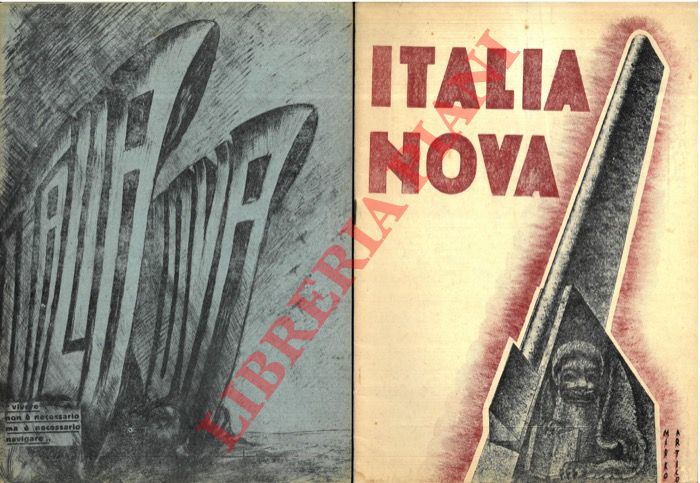 - - Italia Nova. Pubblicazione mensile della Federazione dei Fasci di Combattimento di Venezia. Direttore Michele Pascolato.