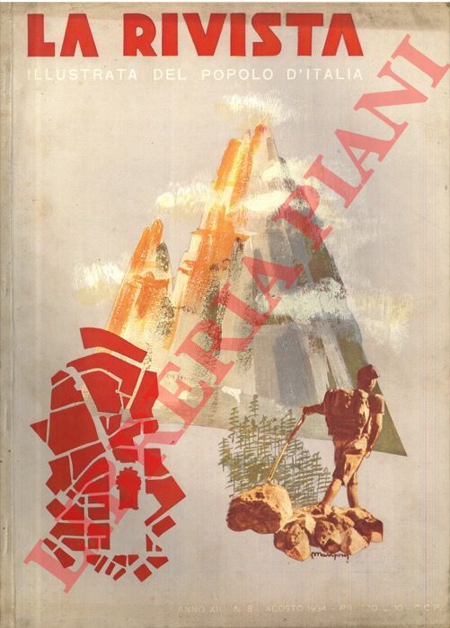 - - La rivista illustrata del popolo d'Italia. N. 8, 1934.