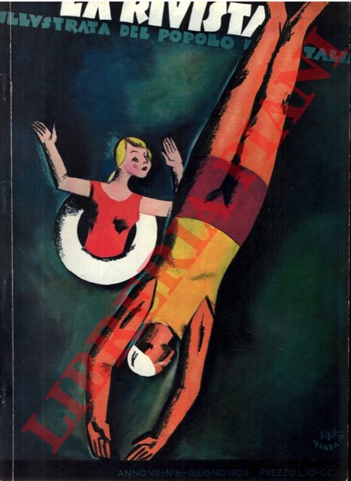- - La rivista illustrata del popolo d'Italia. N. 6, 1929.