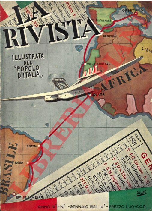 - - La rivista illustrata del popolo d'Italia. N. 1, 1931.