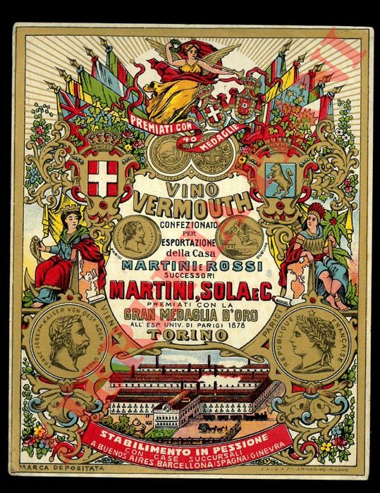 - - Martini e Rossi. Vino vermouth.