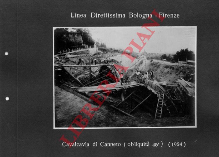 Impresa G.M. F.lli Toschi, Bologna - - Cavalcavia di Canneto. (Linea Direttissima Bologna - Firenze).