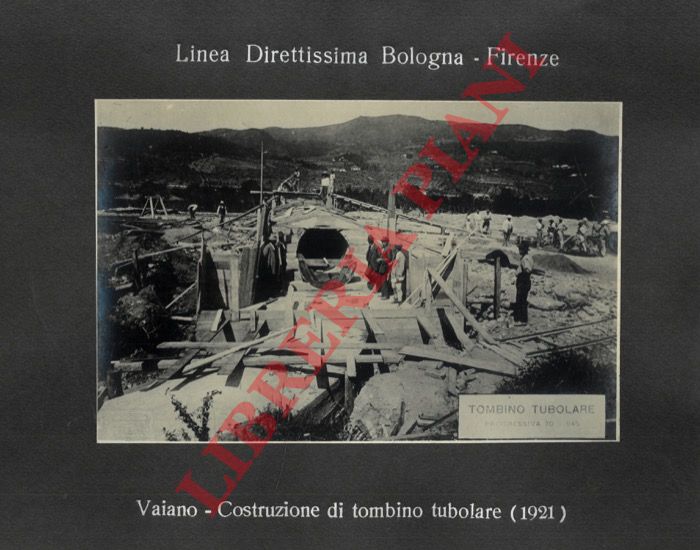 Impresa G.M. F.lli Toschi, Bologna - - Vaiano. Stazione. Fabbricato viaggiatori. (Linea Direttissima Bologna - Firenze).