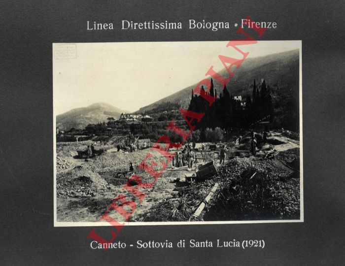 Impresa G.M. F.lli Toschi, Bologna - - Canneto. Sottovia di Santa Lucia. (Linea Direttissima Bologna - Firenze).