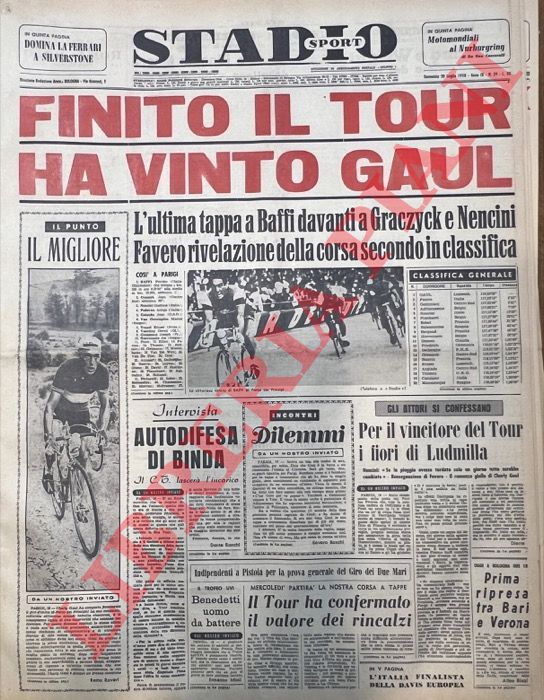 - - Finito il Tour ha vinto Gaul.