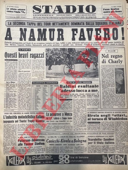 - - A Namur Favero! La seconda tappa del Tour nettamente dominata dalla squadra italiana.