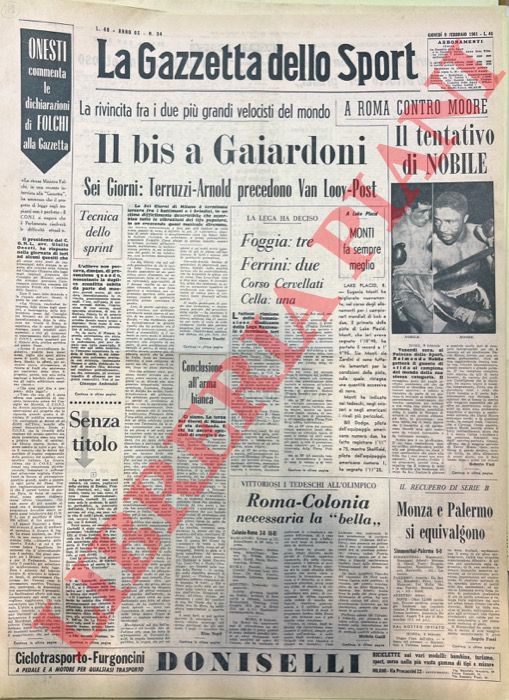 - - La Juventus vince nettamente la partita di Bologna e scavalca in classifica l'Inter sconfitta dal compassato Milan.
