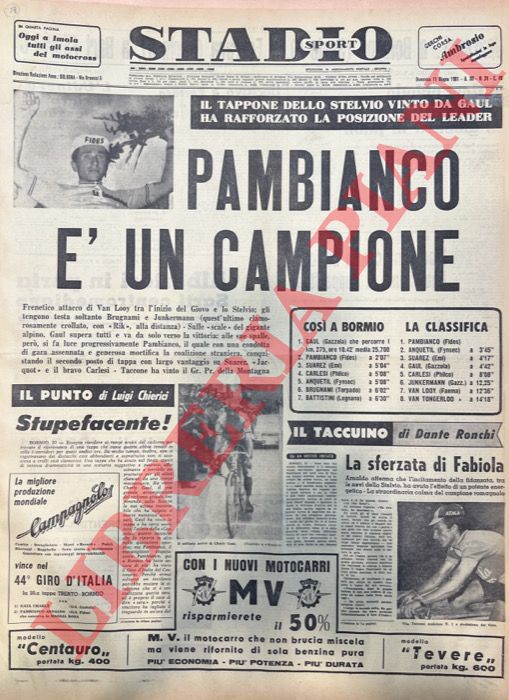 - - Giornata tutta Italia sulle strade del Tour. Carlesi a Tolosa. Vendemmiati ruota veloce.