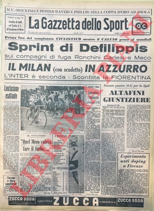 - - Defilippis 'tricolore'. A Taccone il Giro del Piemonte. Il camionato italiano ha conosciuto a Torino un epilogo entusiasmante.