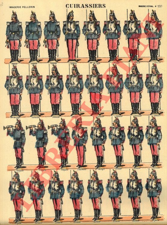 - - Cuirassiers (a piedi).