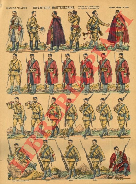 - - Infanterie Montngrine: tenue de campagne & tenue nationale.