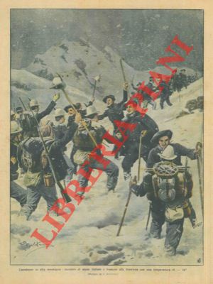 BELTRAME A. - - Alpini italiani e francesi s'incontrano per il Capodanno sul confine.