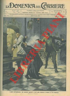 BELTRAME A. - - Due sacerdoti aggrediti e feriti nella chiesetta di Gianico.