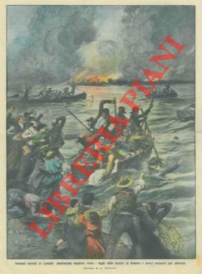 BELTRAME A. - - In Canad foreste in fiamme: feroci tentativi per salvarsi verso i laghi.
