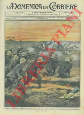 BELTRAME A. - - Audace pattuglia dell'84 Fanteria esce dalle trincee per inseguire un'orda di arabi.