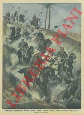 BELTRAME A. - - Durante una ricognizione oltre Ain-Zara i lancieri 