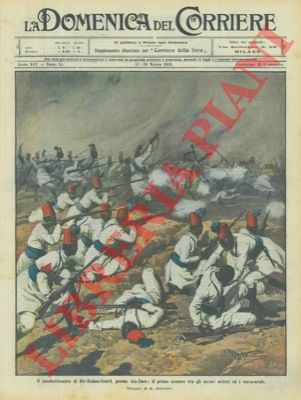 BELTRAME A. - - Scontro tra gli ascari eritrei e i turco arabi a Bir-Rodan-Scerif presso Ain-Zara.