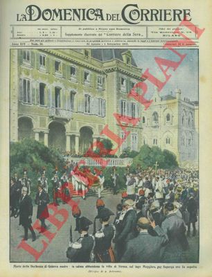 BELTRAME A. - - La morte della Duchessa di Genova madre : la salma abbandona la Villa di Stresa.