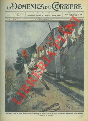 BELTRAME A. - - Ascaro si butta dal treno in corsa per raccogliere il fucile cadutogli.