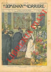 BELTRAME A. - - Fiori ed omaggi dalle autorit di Monza per la Regina Margherita in occasione del suo onomastico.
