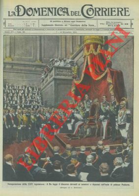 BELTRAME A. - - Il Re legge il discorso a Palazzo Madama per la XXIV Legislatura.