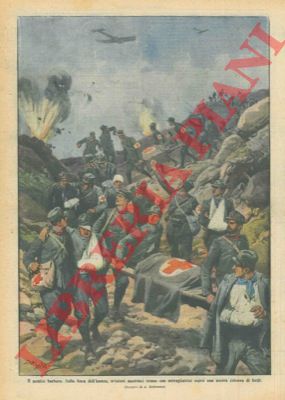 BELTRAME A. - - Gli austriaci fanno fuoco su una colonna di feriti italiani