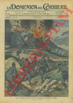 BELTRAME A. - - Posto di rifornimento austriaco distrutto da nostri sulle pendici del Lavarone.
