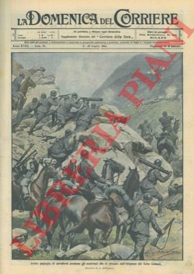 BELTRAME A. - - Ardite pattuglie di cavalleria fanno ritirare gli austriaci dall'Altipiano dei Sette  Comuni.