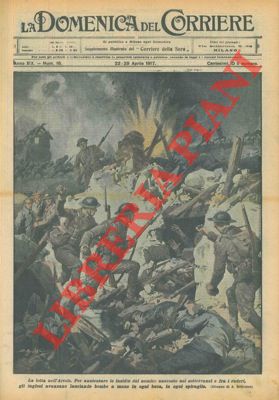 BELTRAME A. - - Nell'Artois, per annientare le insidie del nemico nascosto, gli inglesi lanciano bombe a mano dappertutto.